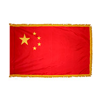China Indoor Nylon Flag with Fringe China Indoor Nylon Flag with Fringe