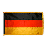 Germany Indoor Nylon Flag with Fringe