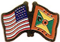 Grenada/United States of America (USA) Friendship Pin Grenada/United States of America (USA) Friendship Pin