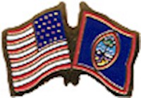 Guam/United States of America (USA) Friendship Pin Guam/United States of America (USA) Friendship Pin