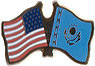 Kazakhstan/United States of America (USA) Friendship Pin Kazakhstan/United States of America (USA) Friendship Pin