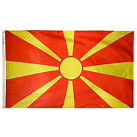 North Macedonia Outdoor Nylon Flag North Macedonia Outdoor Nylon Flag