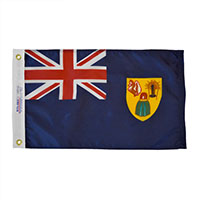 Turks and Caicos Courtesy Nylon Boat Flag