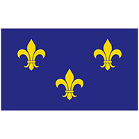 Fleur de Lis Outdoor Nylon Flags Fleur de Lis Outdoor Nylon Flags