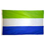 Sierra Leone Nylon Flag Sierra Leone Nylon Flag